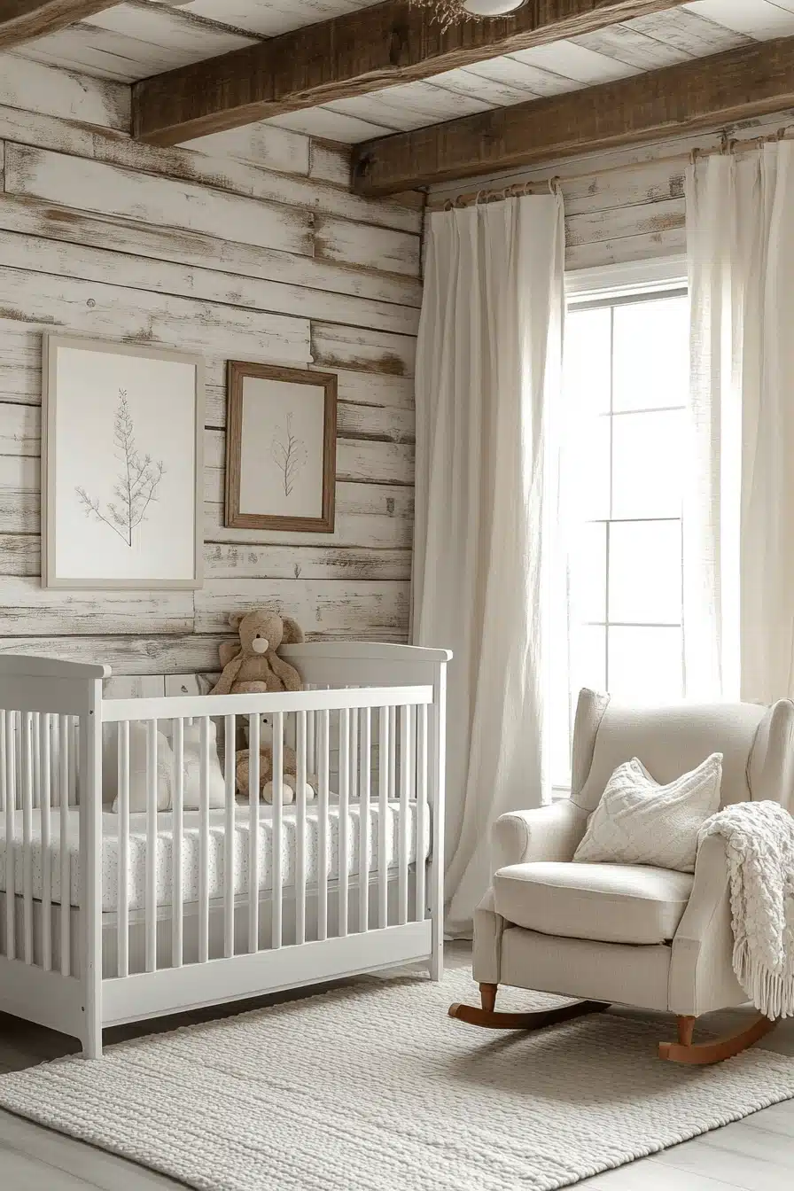 Rustic Farmhouse Baby Room