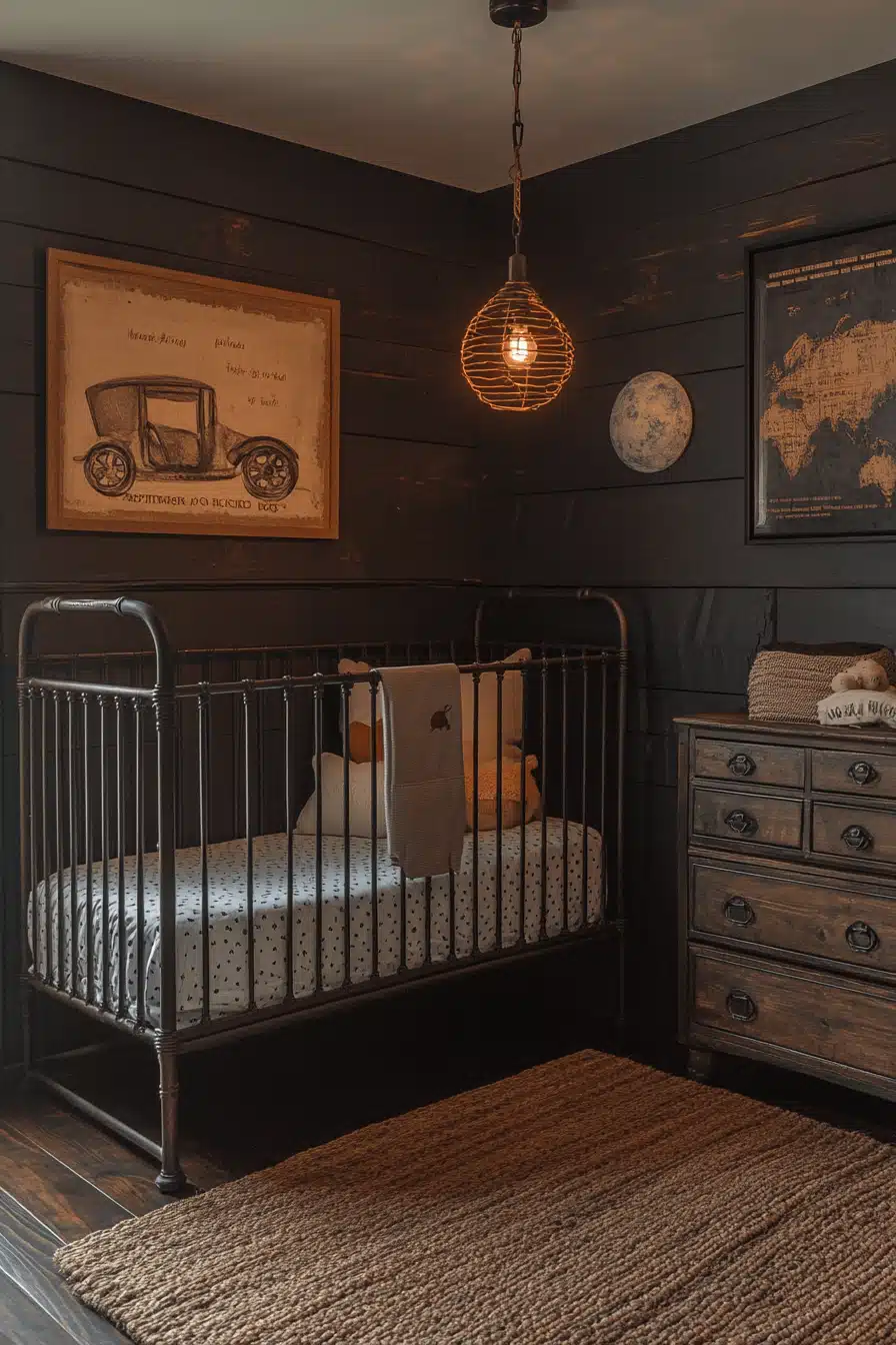 Industrial Chic Baby Room