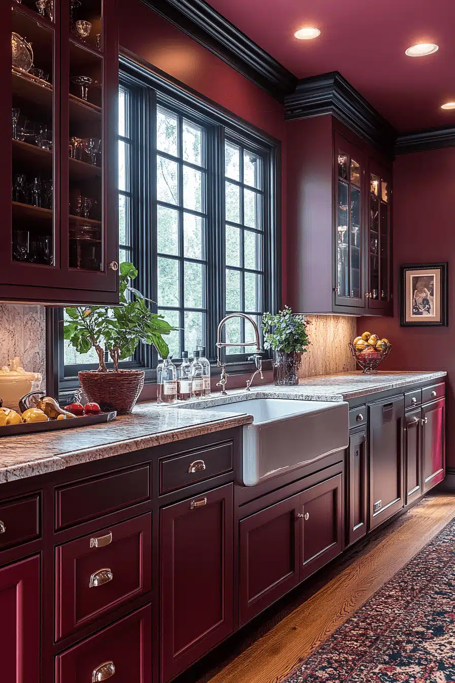 moody kitchen