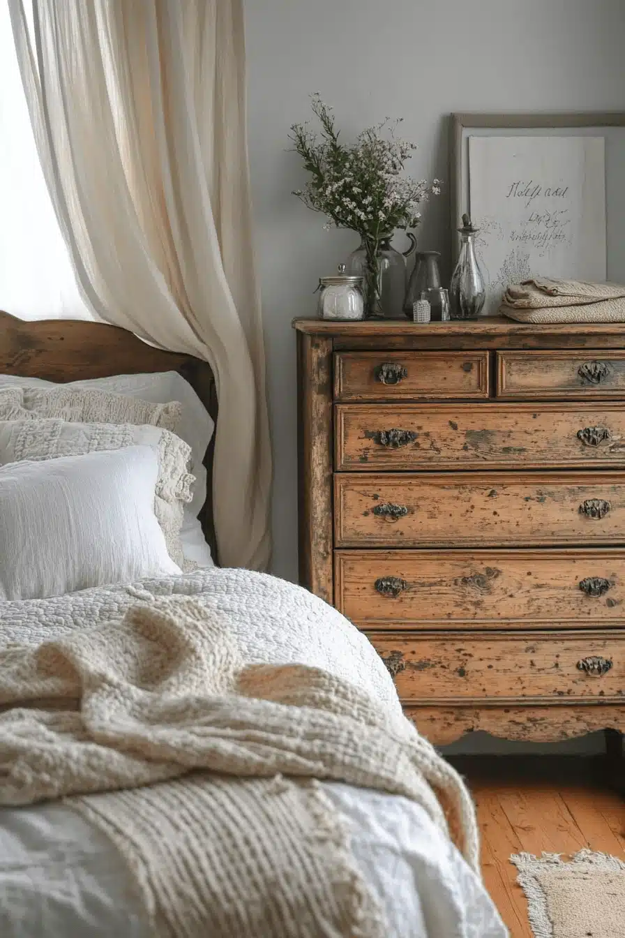 boho vintage bedroom