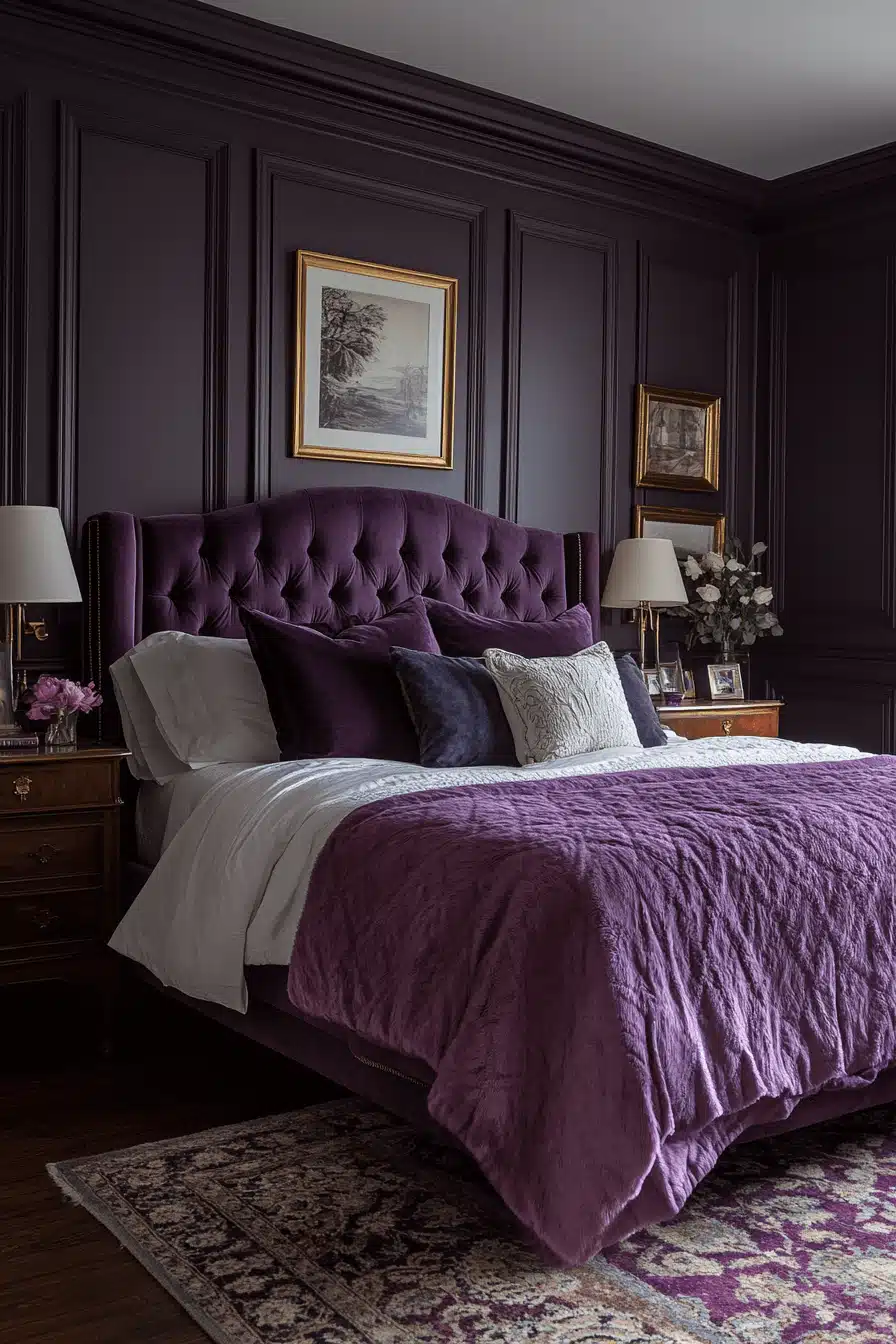 moody romantic bedroom