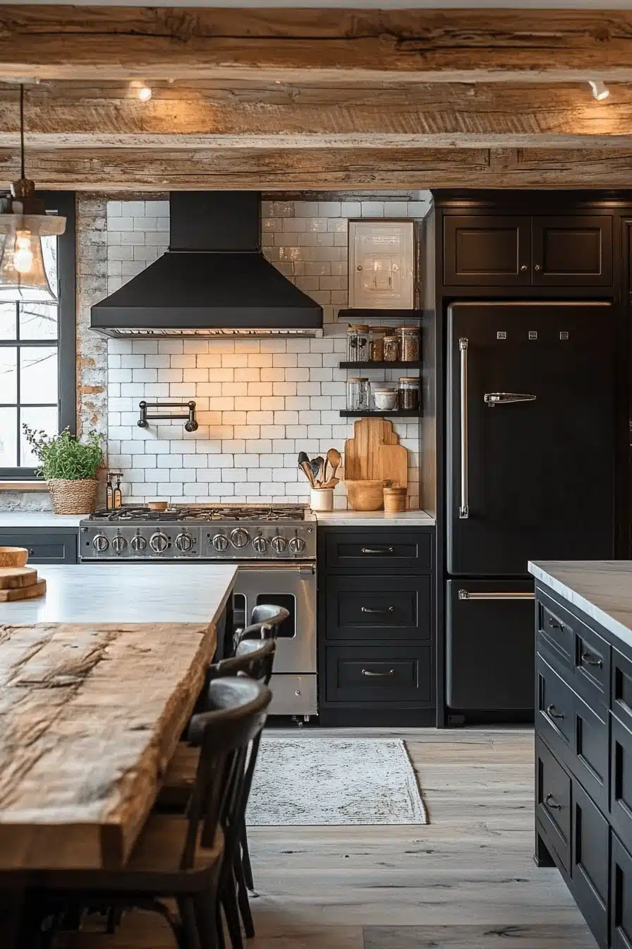 moody kitchen
