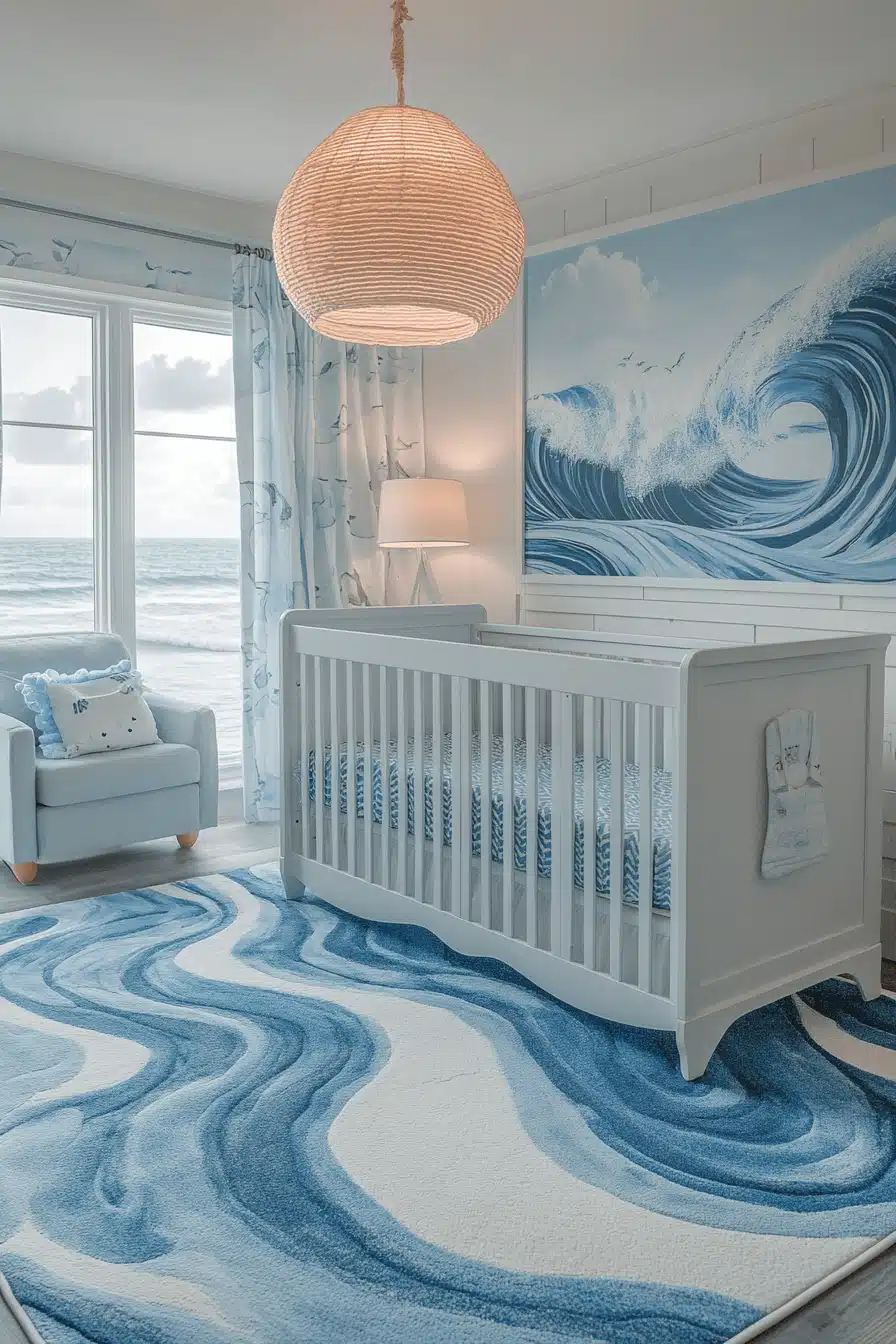 Coastal Baby Room