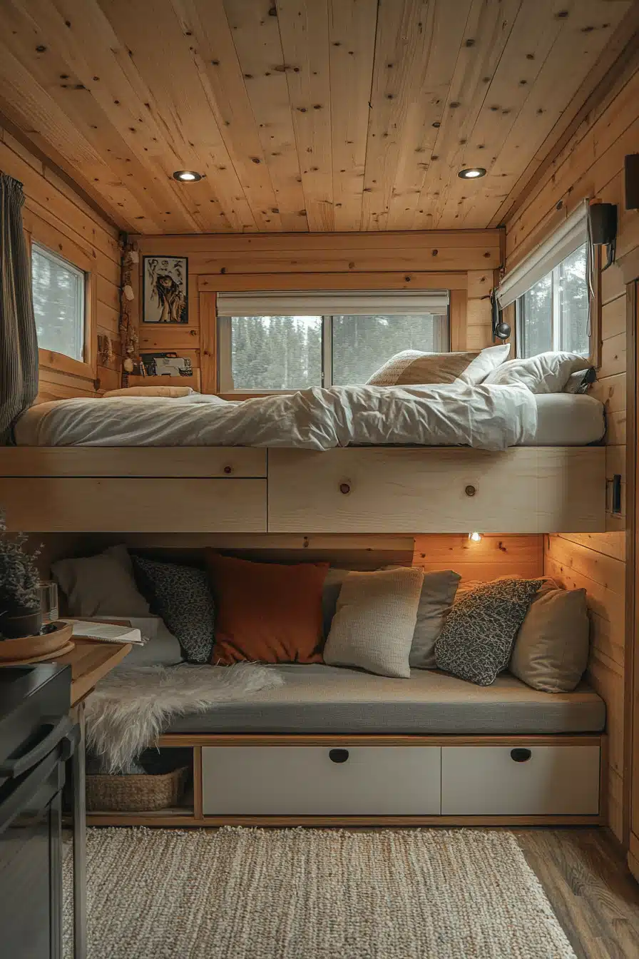Tiny Cabins Interiors