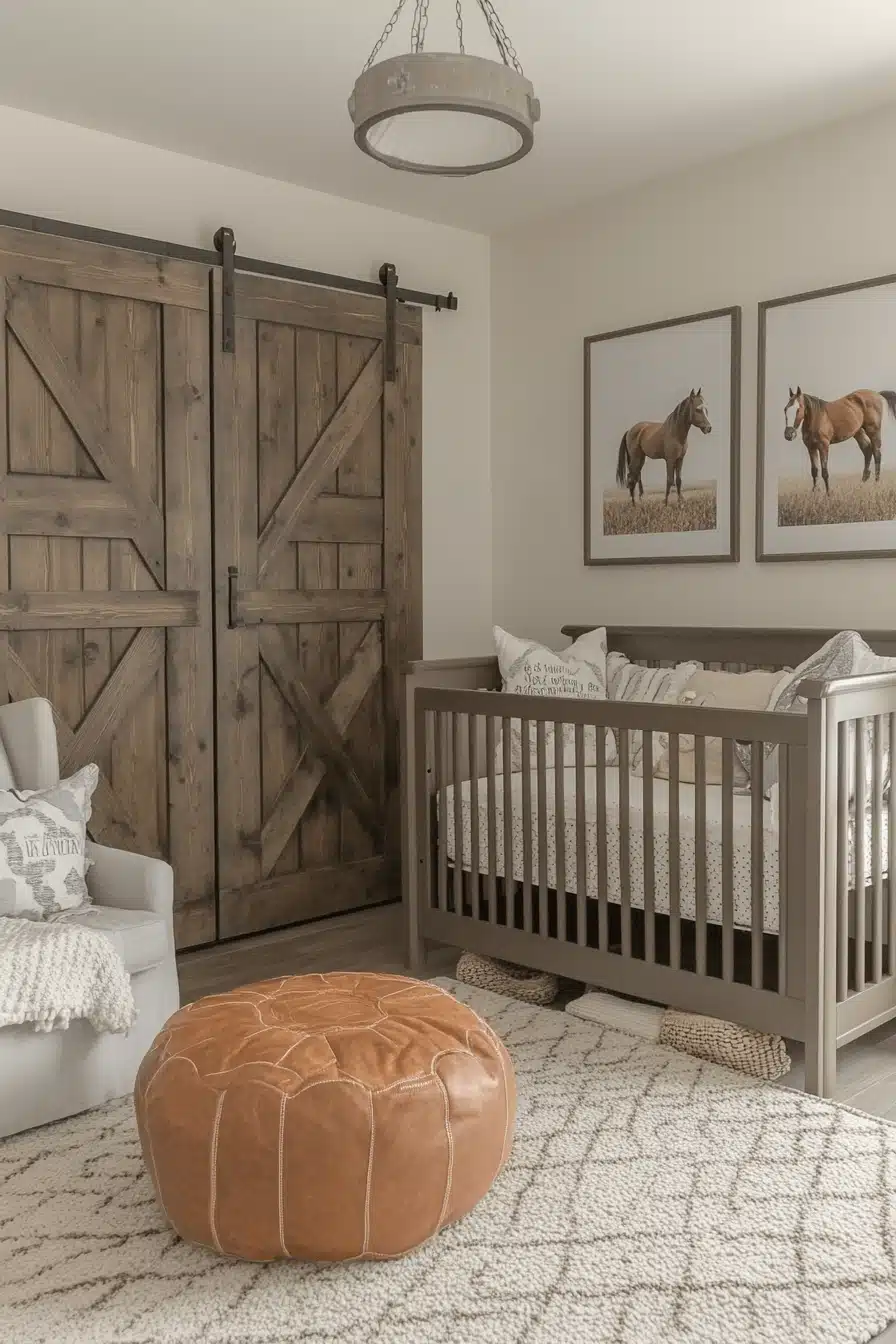 Rustic Farmhouse Baby Room