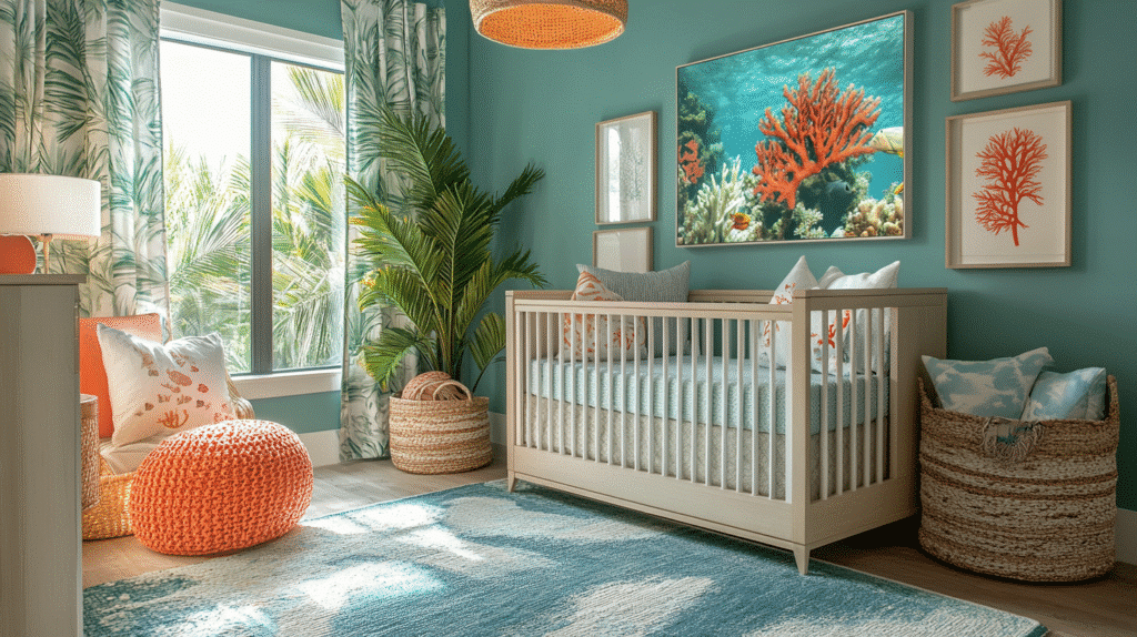 Coastal Baby Room