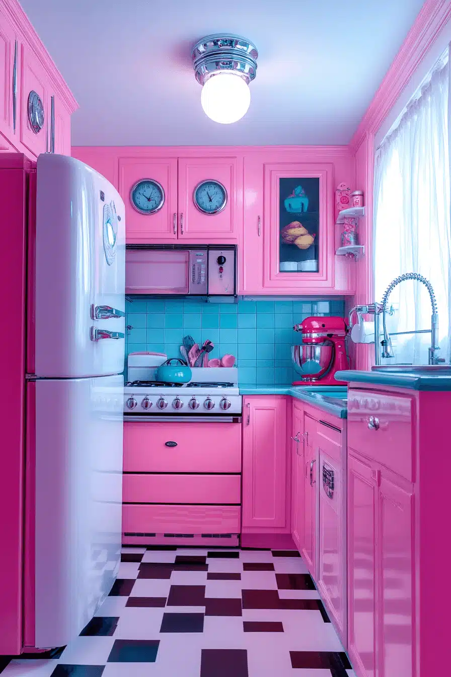 modern vintage kitchen