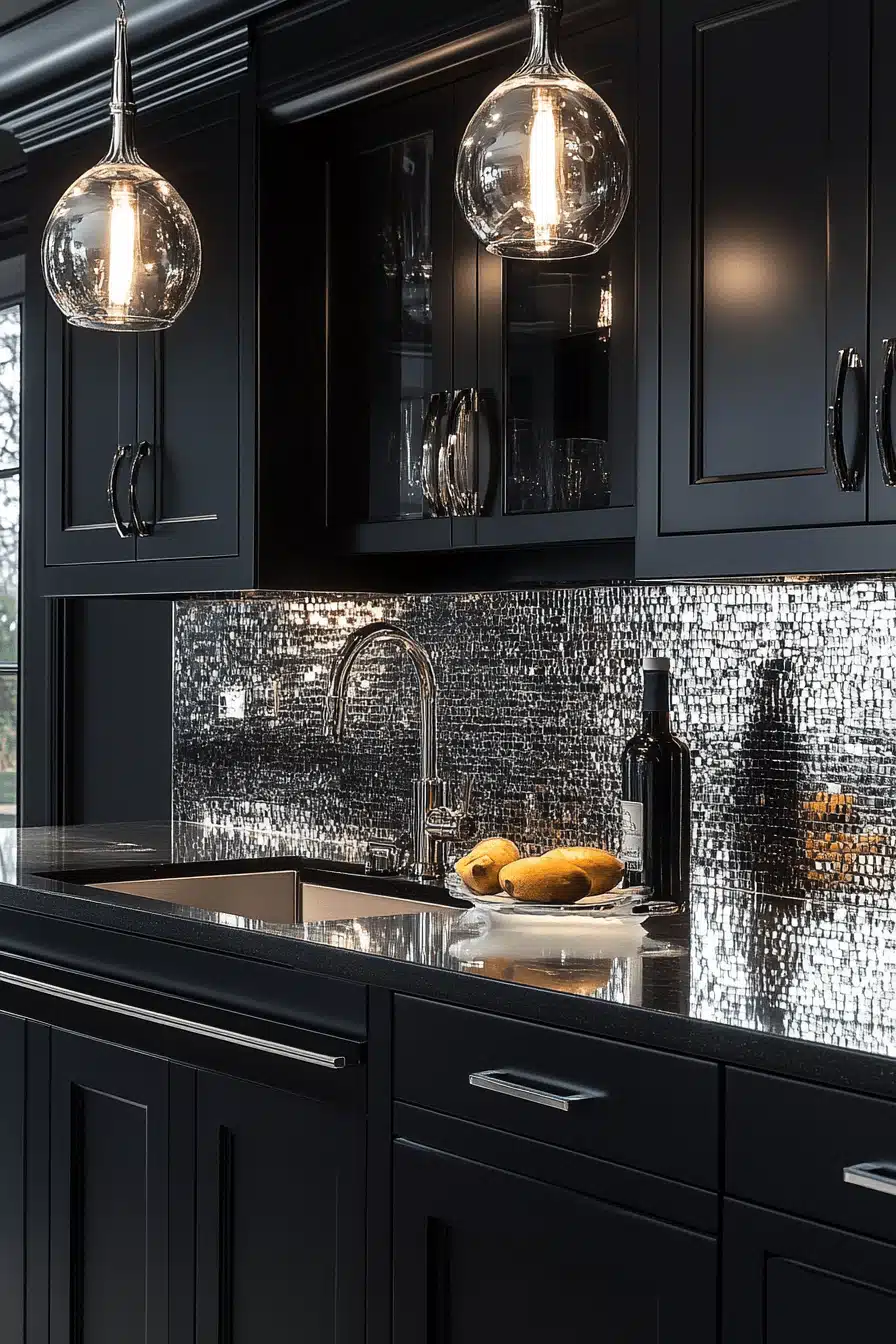 dark kitchen aesthetic