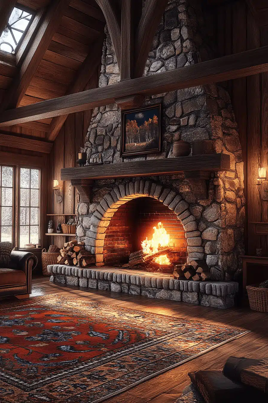 cabin living room