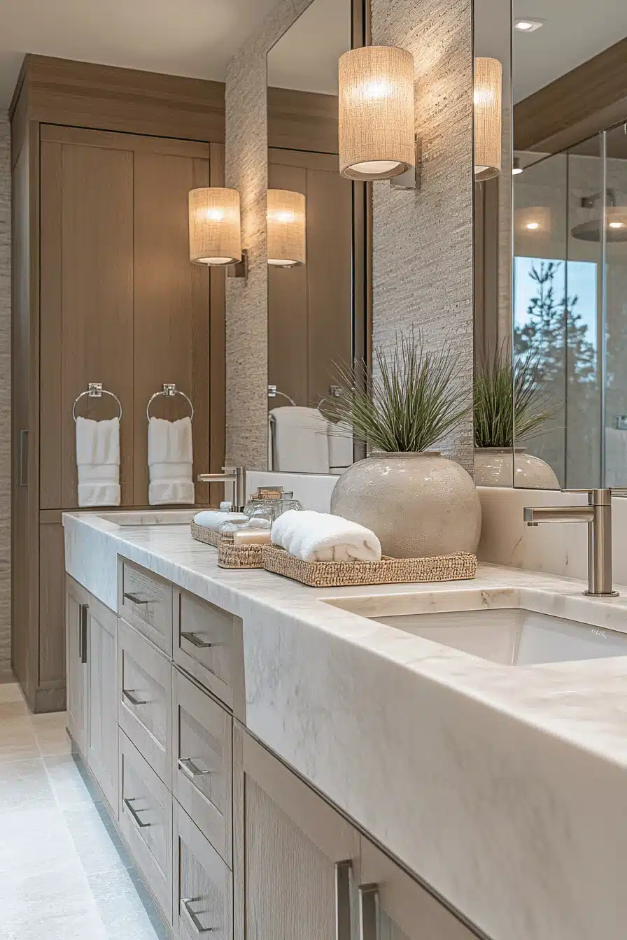 tropical bathroom