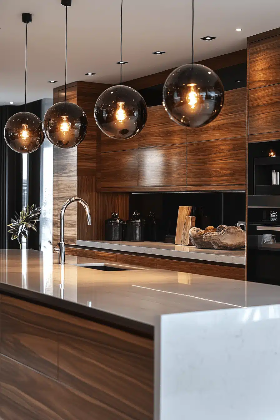 Walnut Kitchen Cabinets