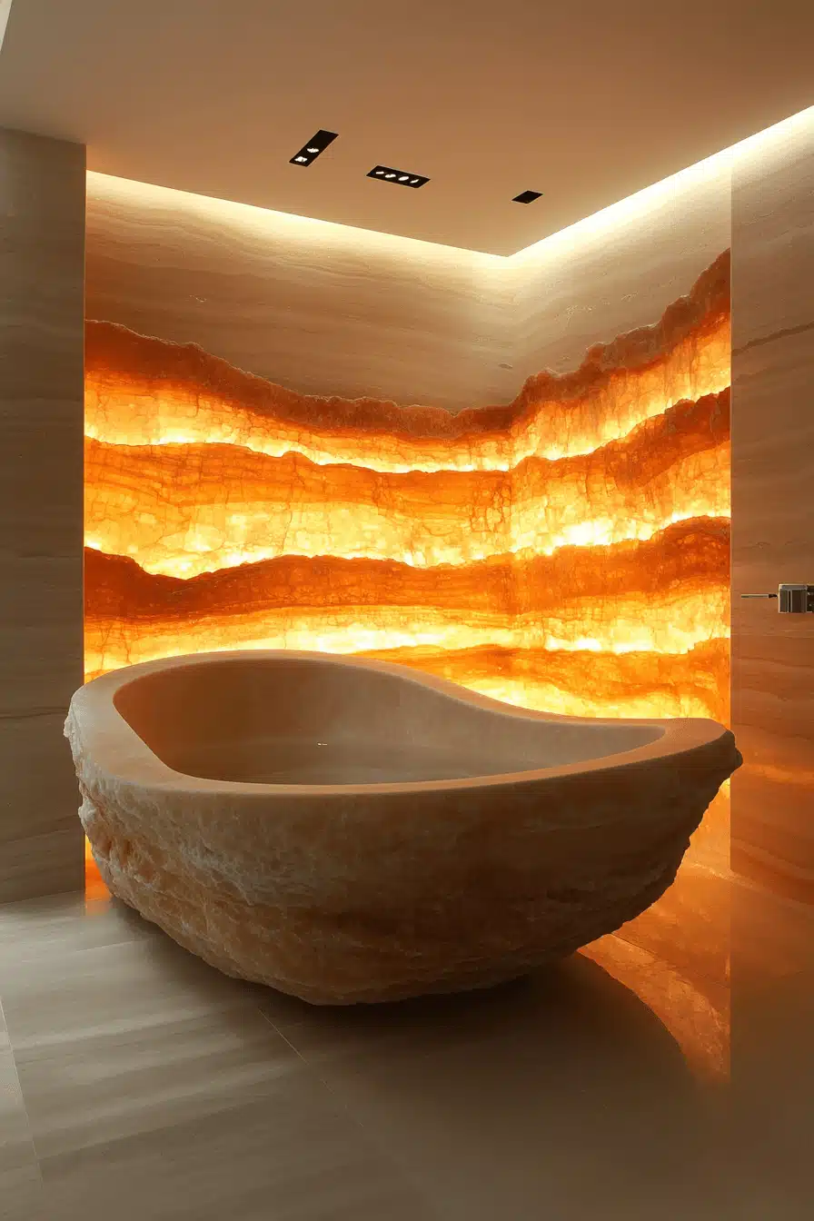 stone wall interior