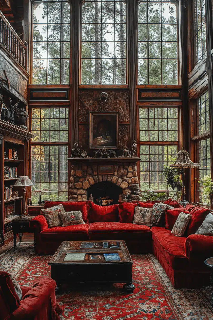 cabin living room