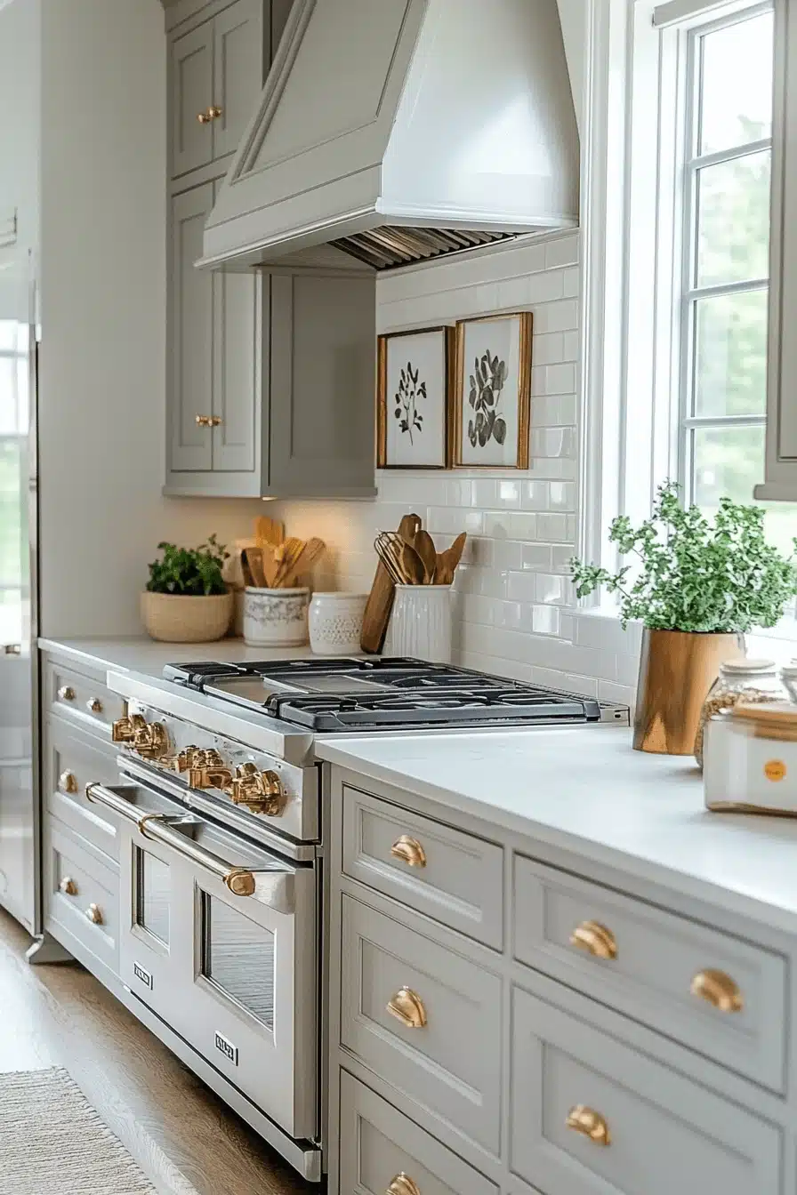 light grey kitchen cabinets