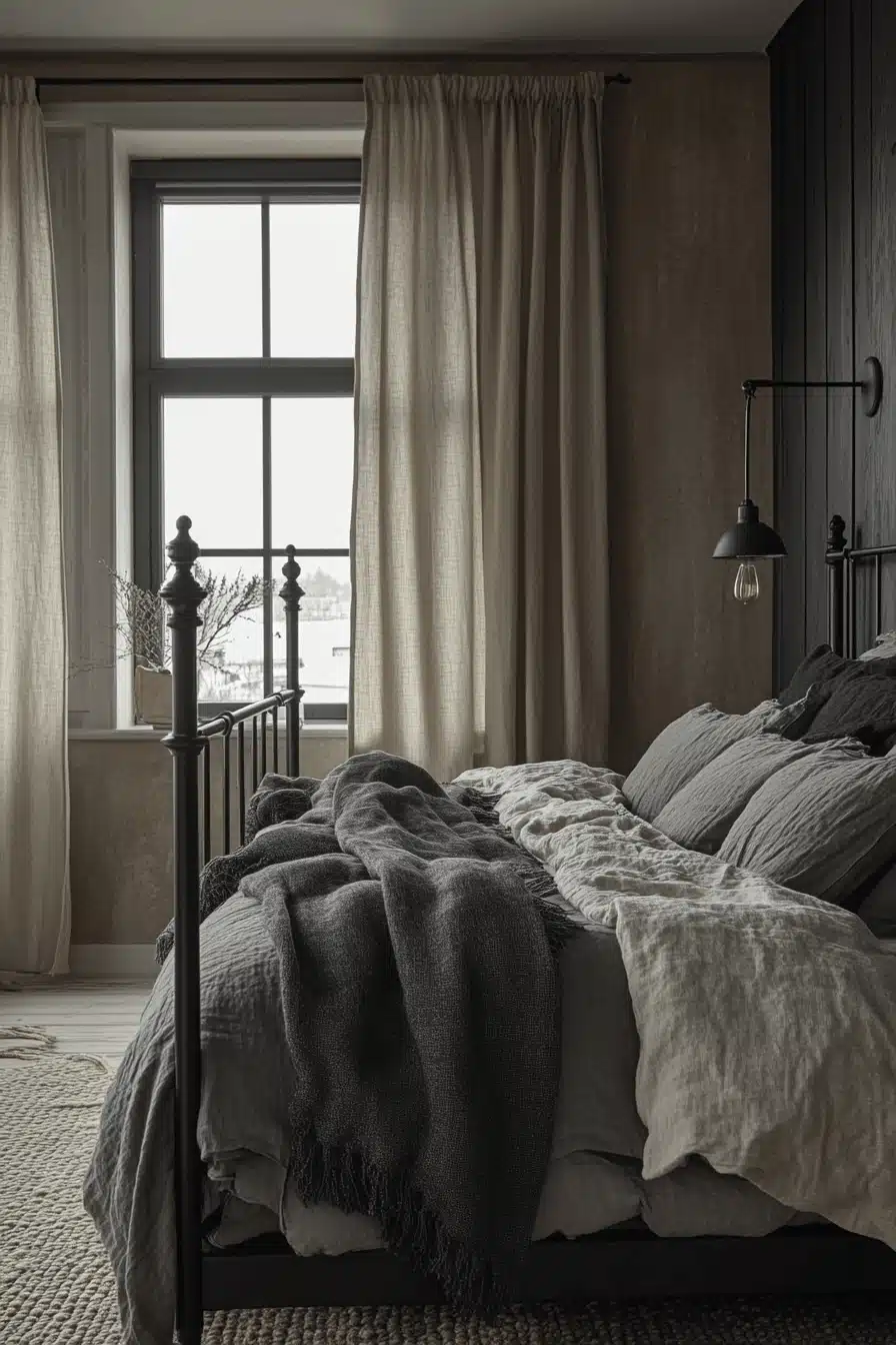 industrial bedroom design