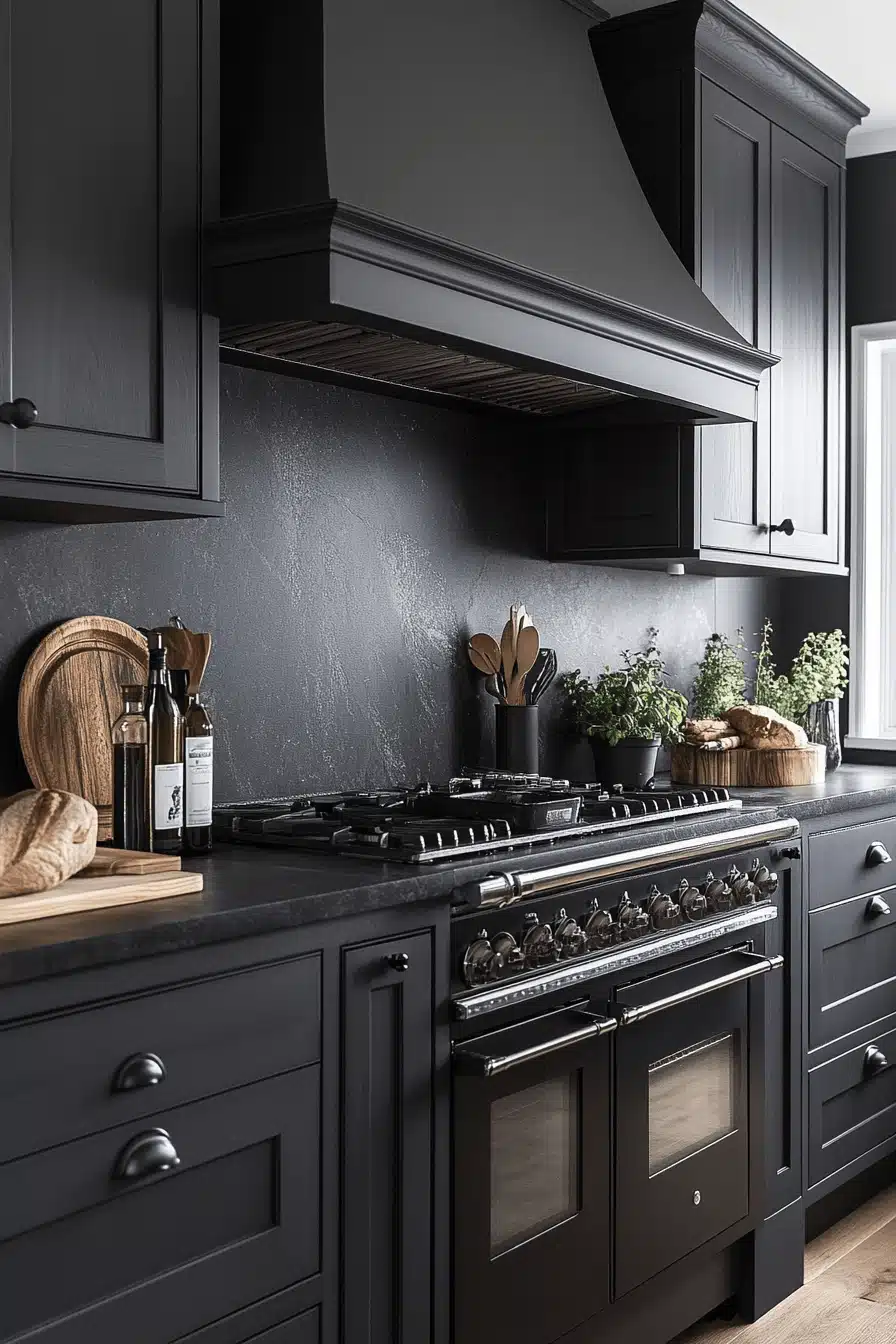 moody cottage kitchen