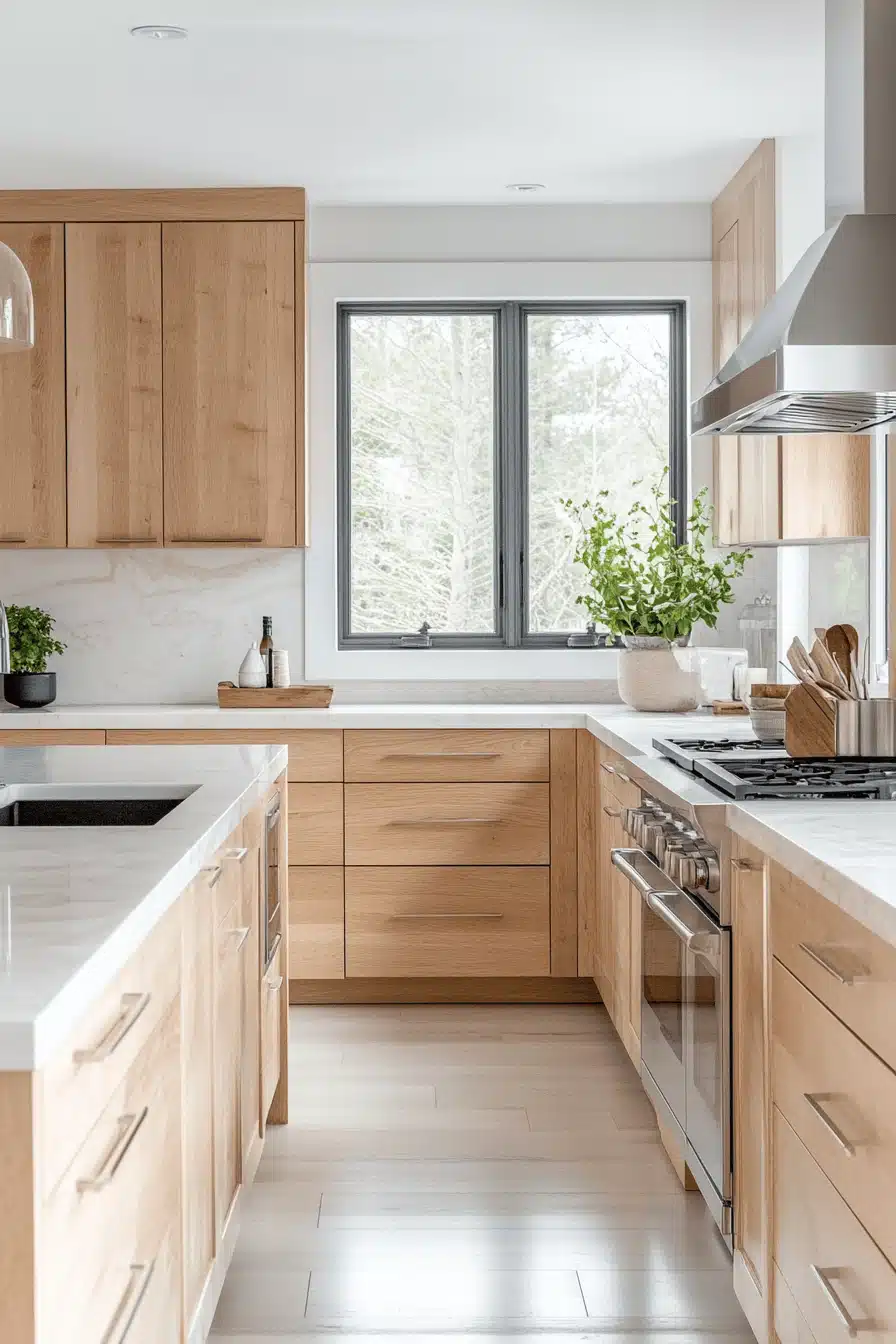 Birch Kitchen Cabinets