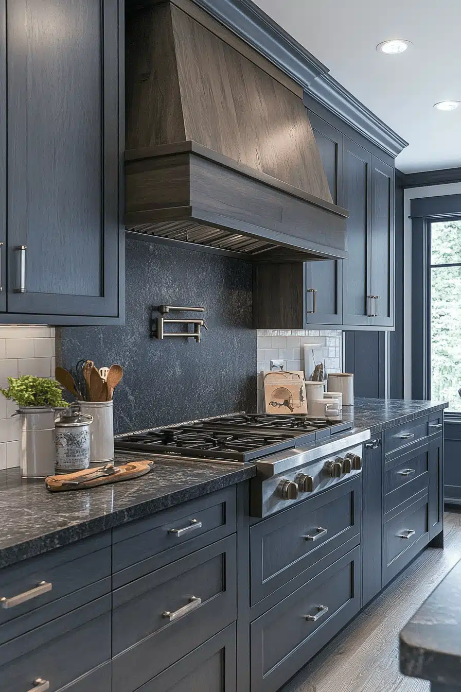 grey kitchen cabinets