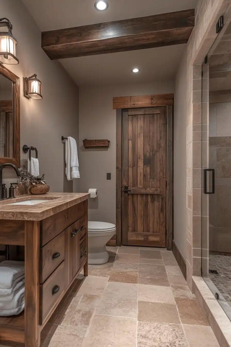 moody bathroom