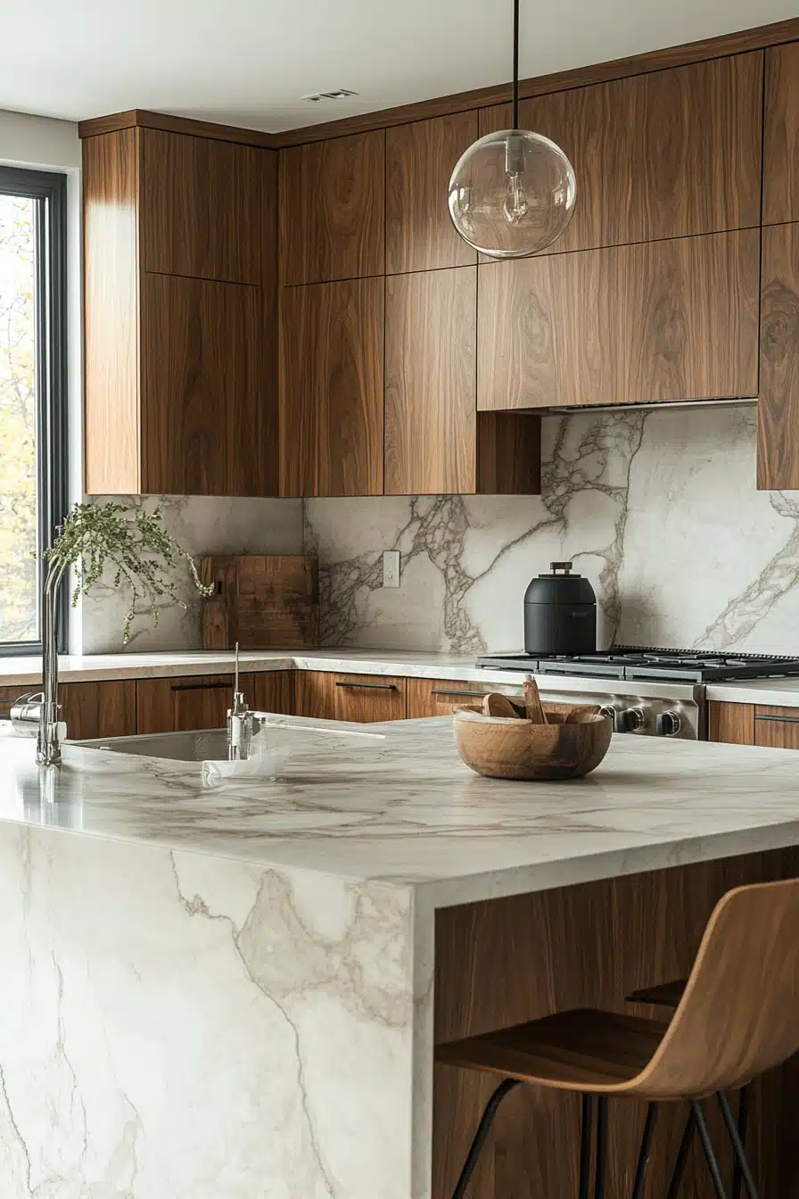 Walnut Kitchen Cabinets