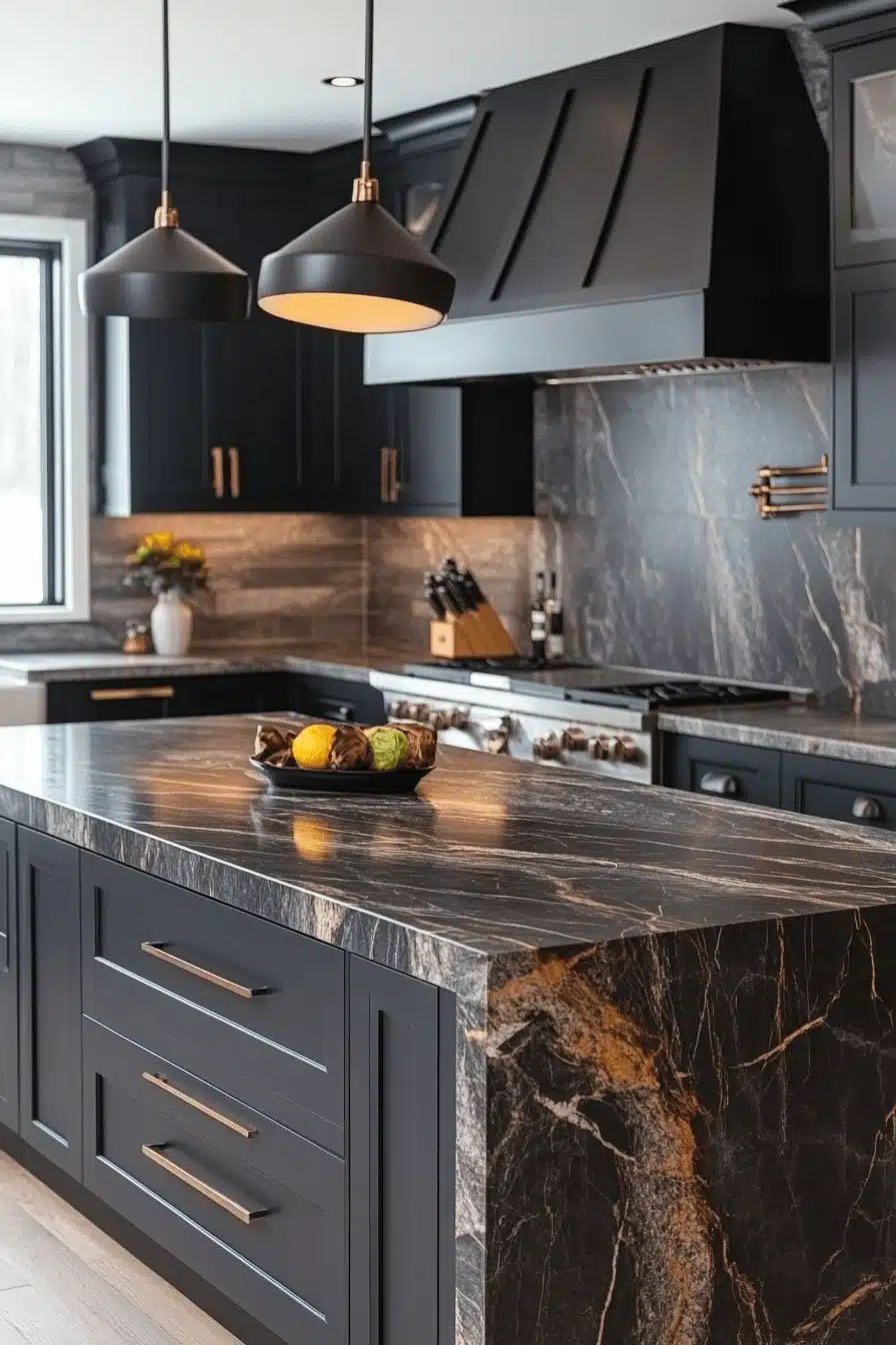 moody cottage kitchen