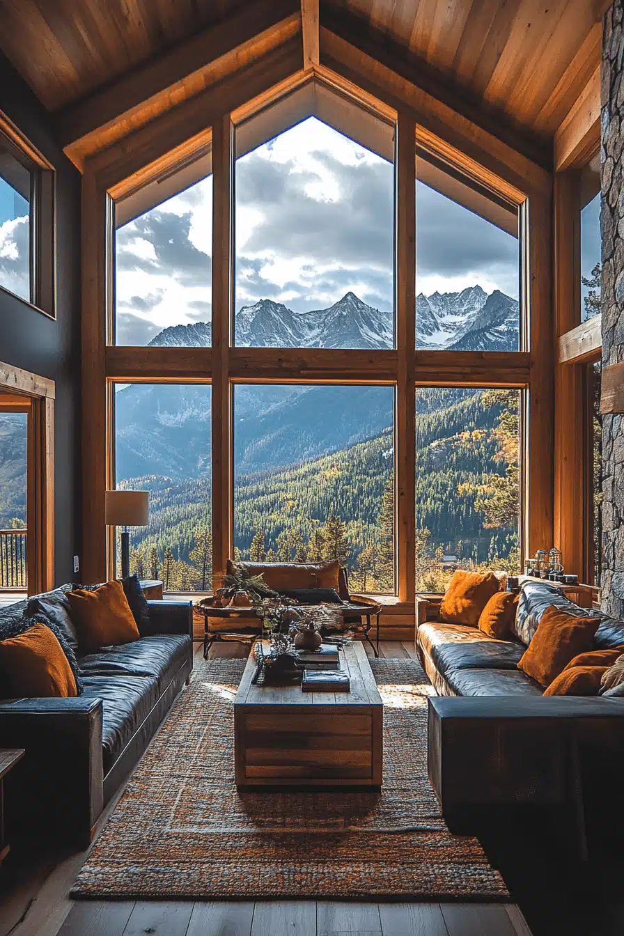 old cabin interior
