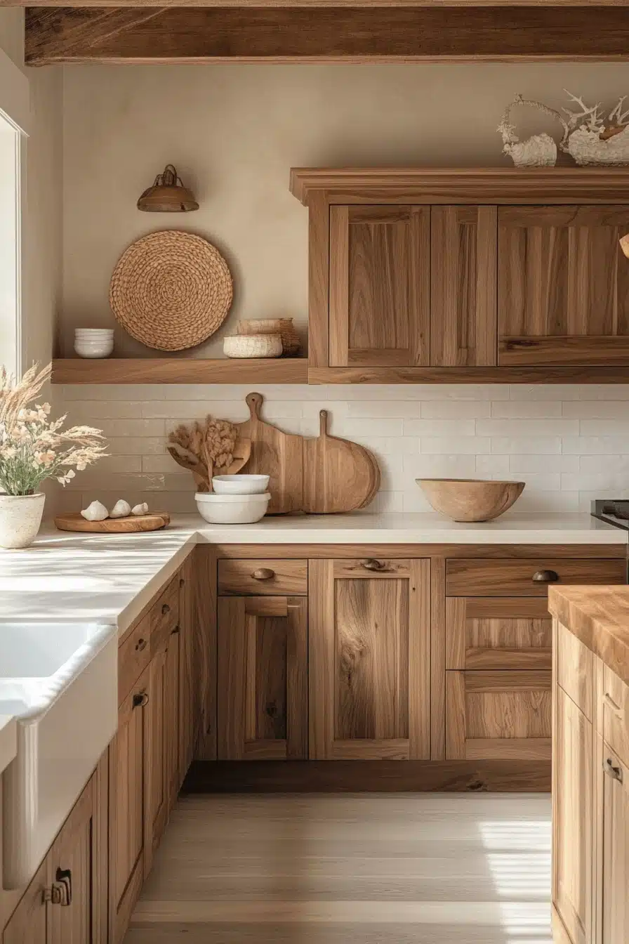 Walnut Kitchen Cabinets