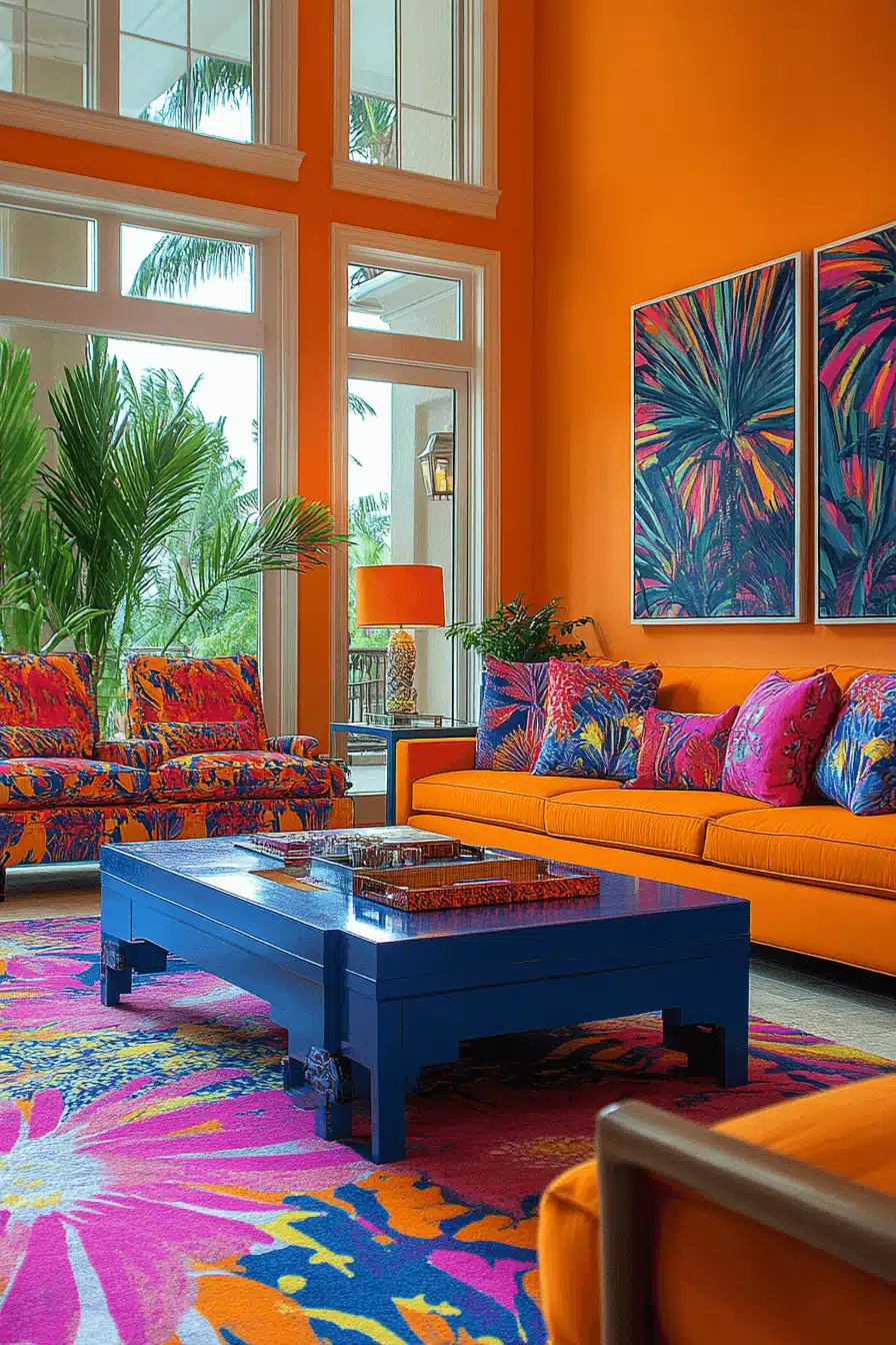 tropical interior design living rooms