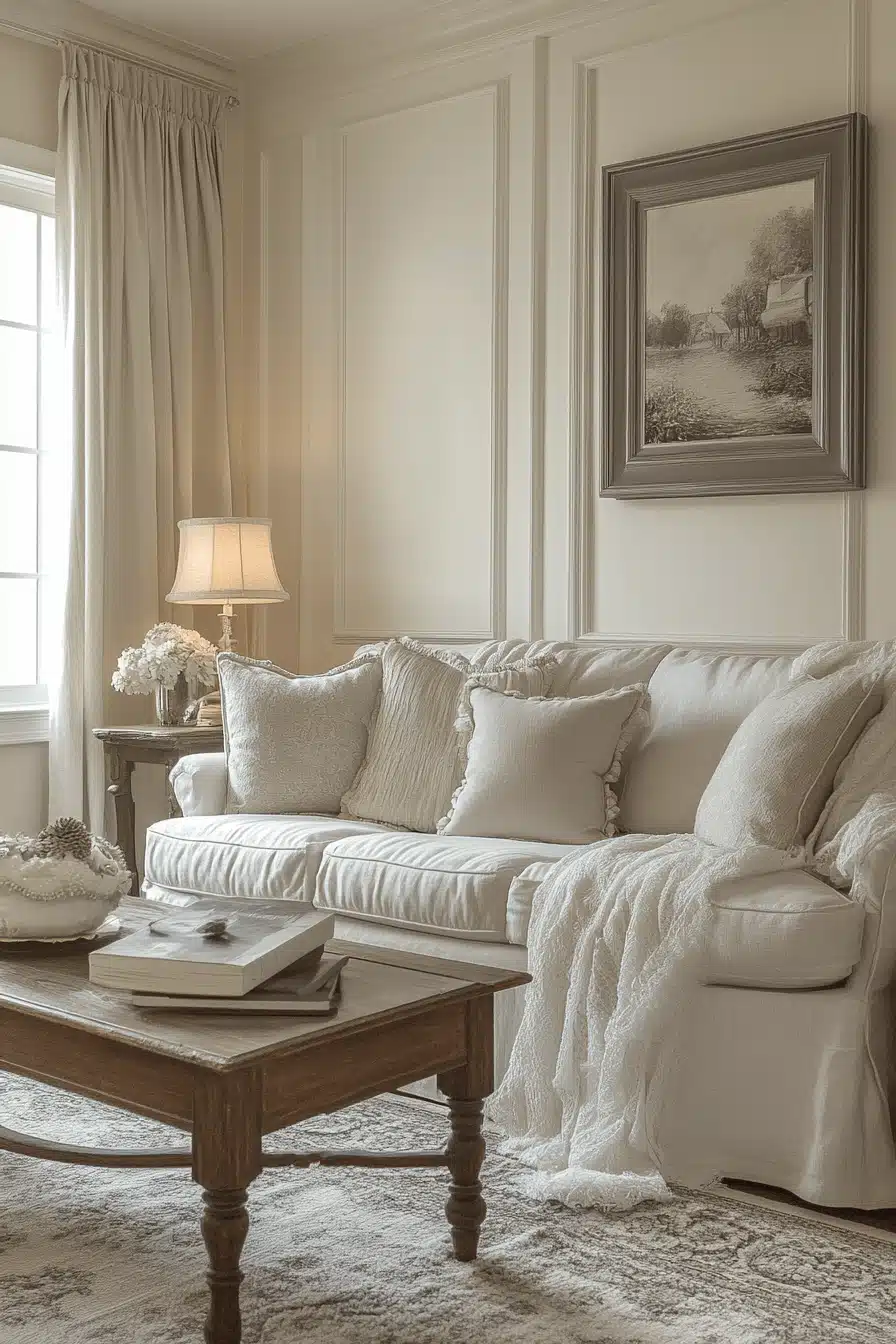 french provincial living room