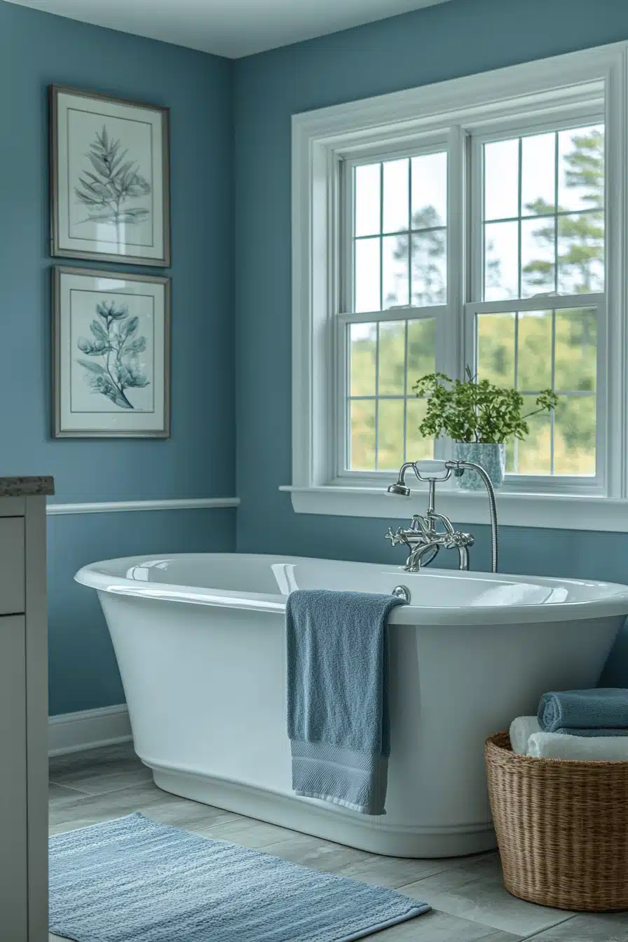 tropical bathroom