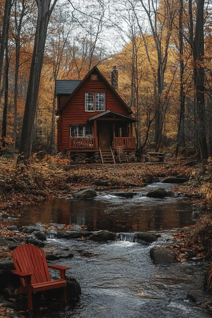 old cabin interior