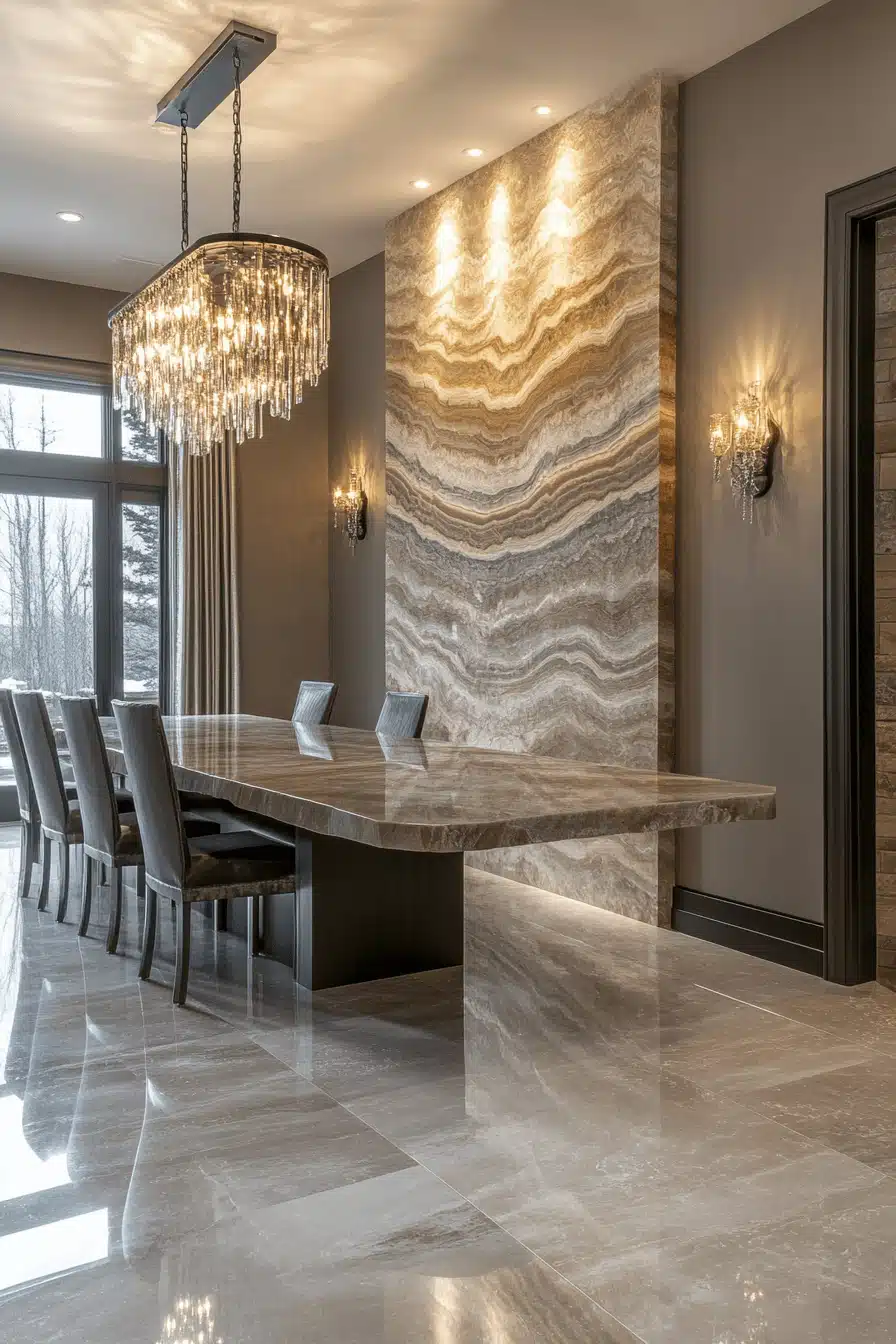 stone wall interior