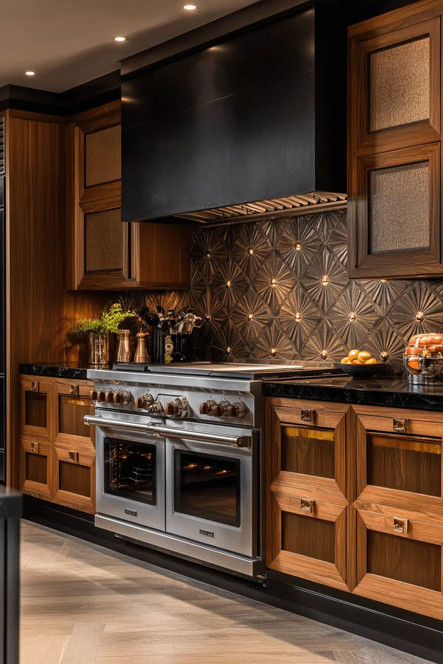 Walnut Kitchen Cabinets