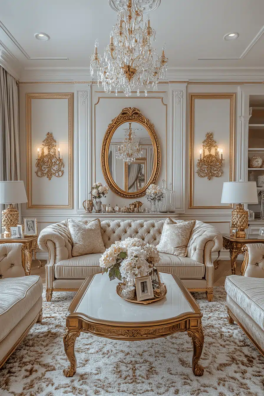 french provincial living room