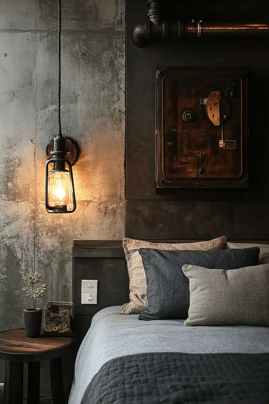 industrial bedroom design