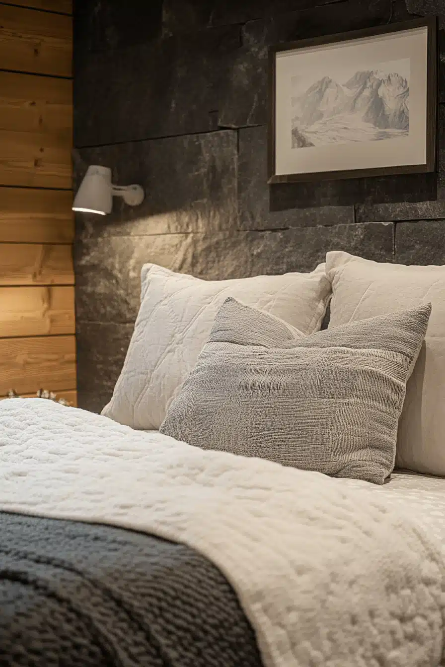 Stone Wall Bedroom