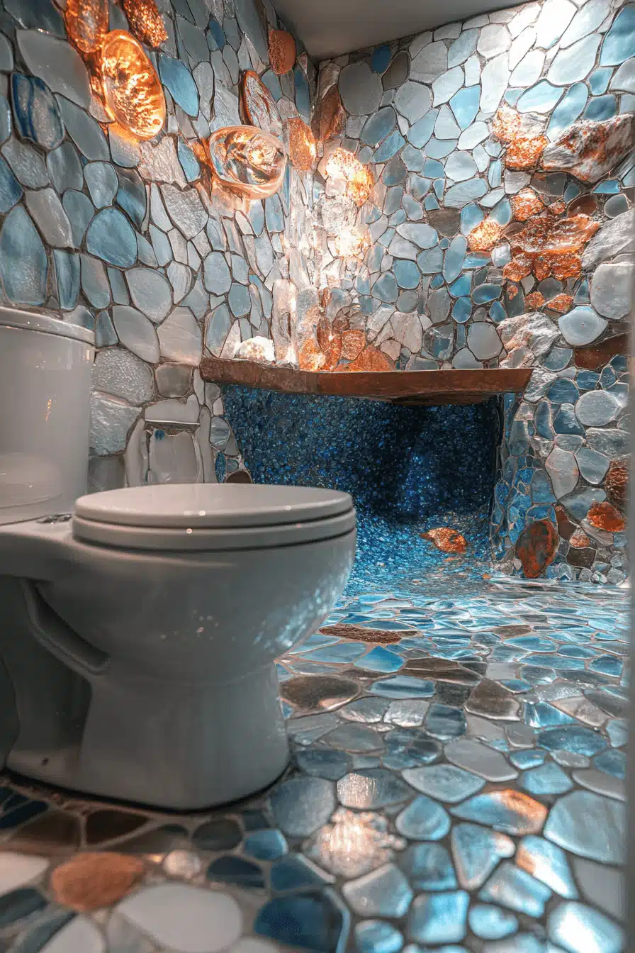 tropical bathroom