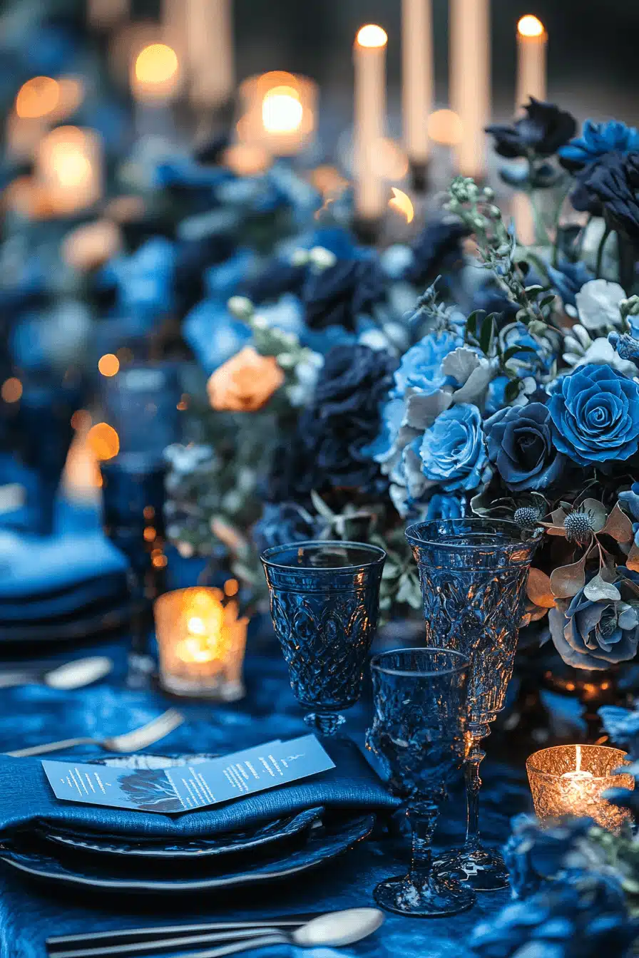moody romantic wedding decor