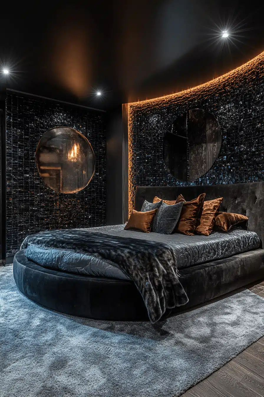 Stone Wall Bedroom