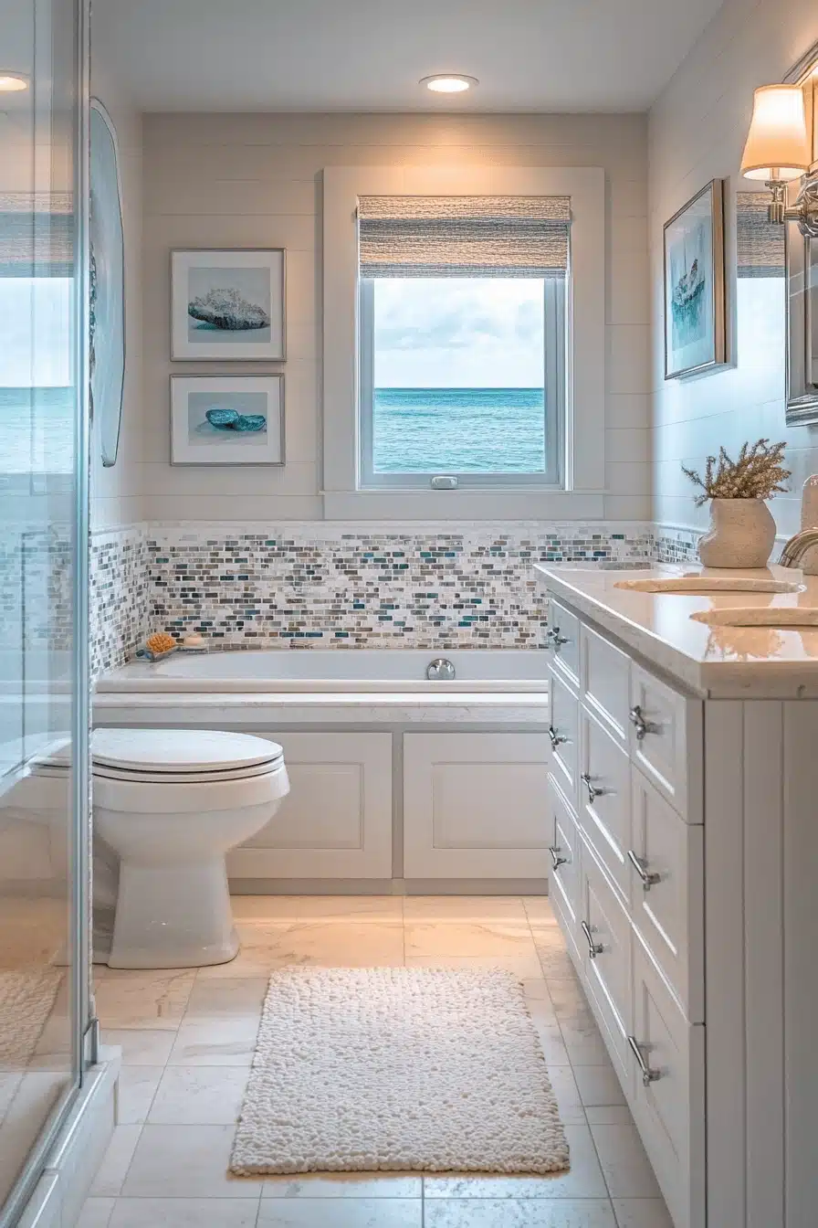 coastal cottage bathroom