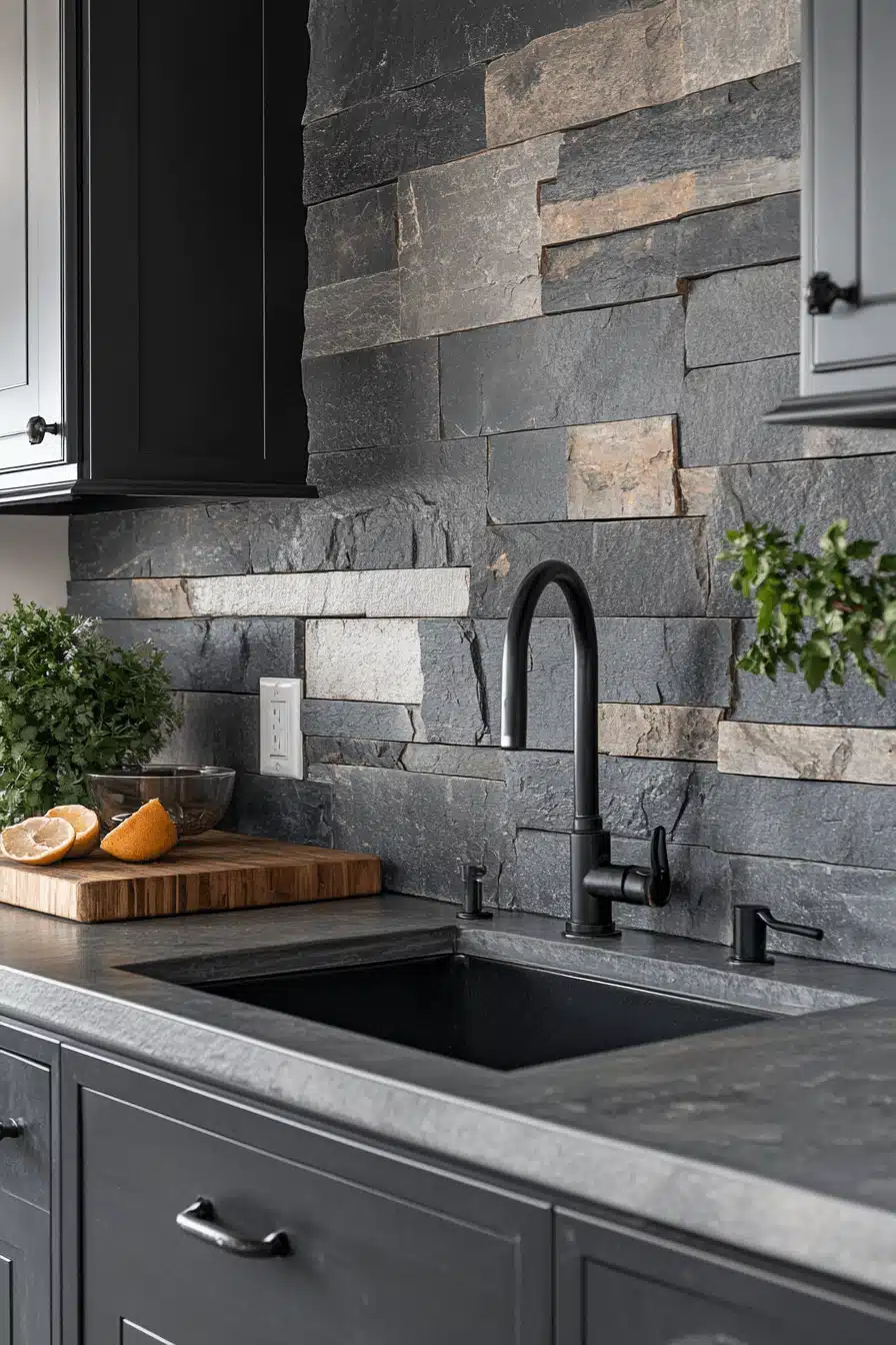 moody farmhouse kitchen