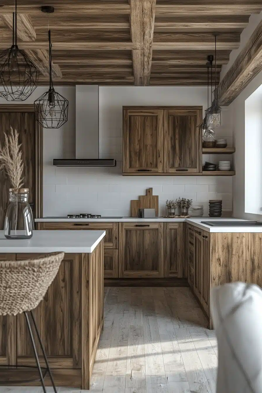 Walnut Kitchen Cabinets