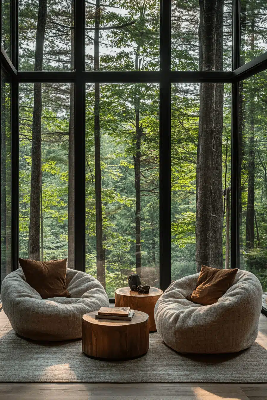 cabin living room