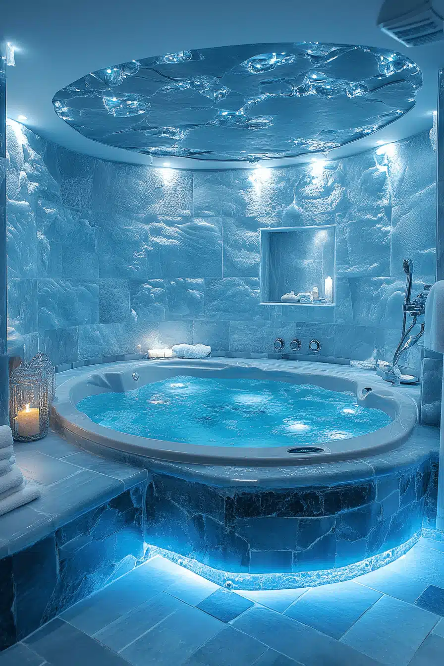 old cabin interior bathroom