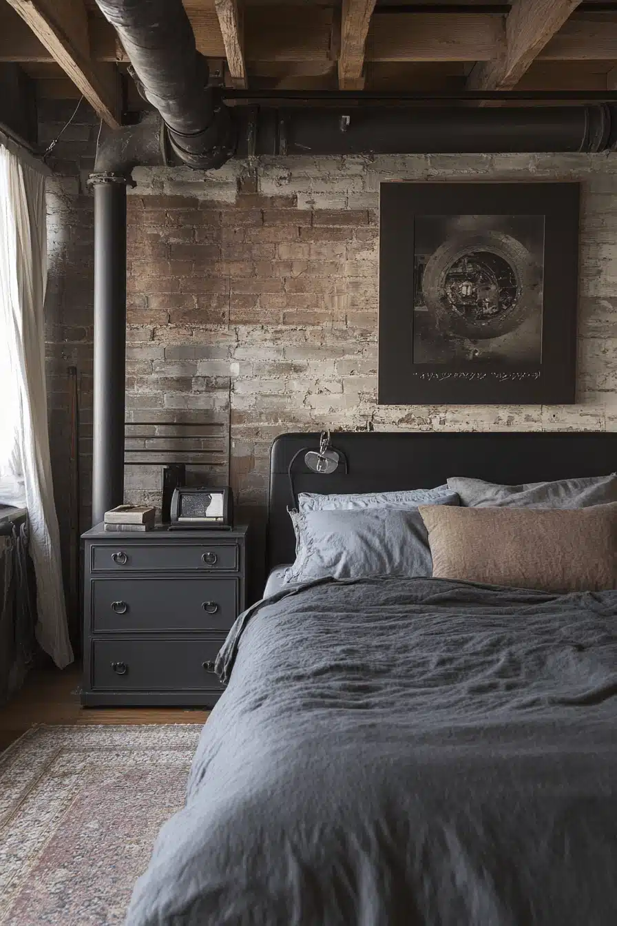industrial bedroom design