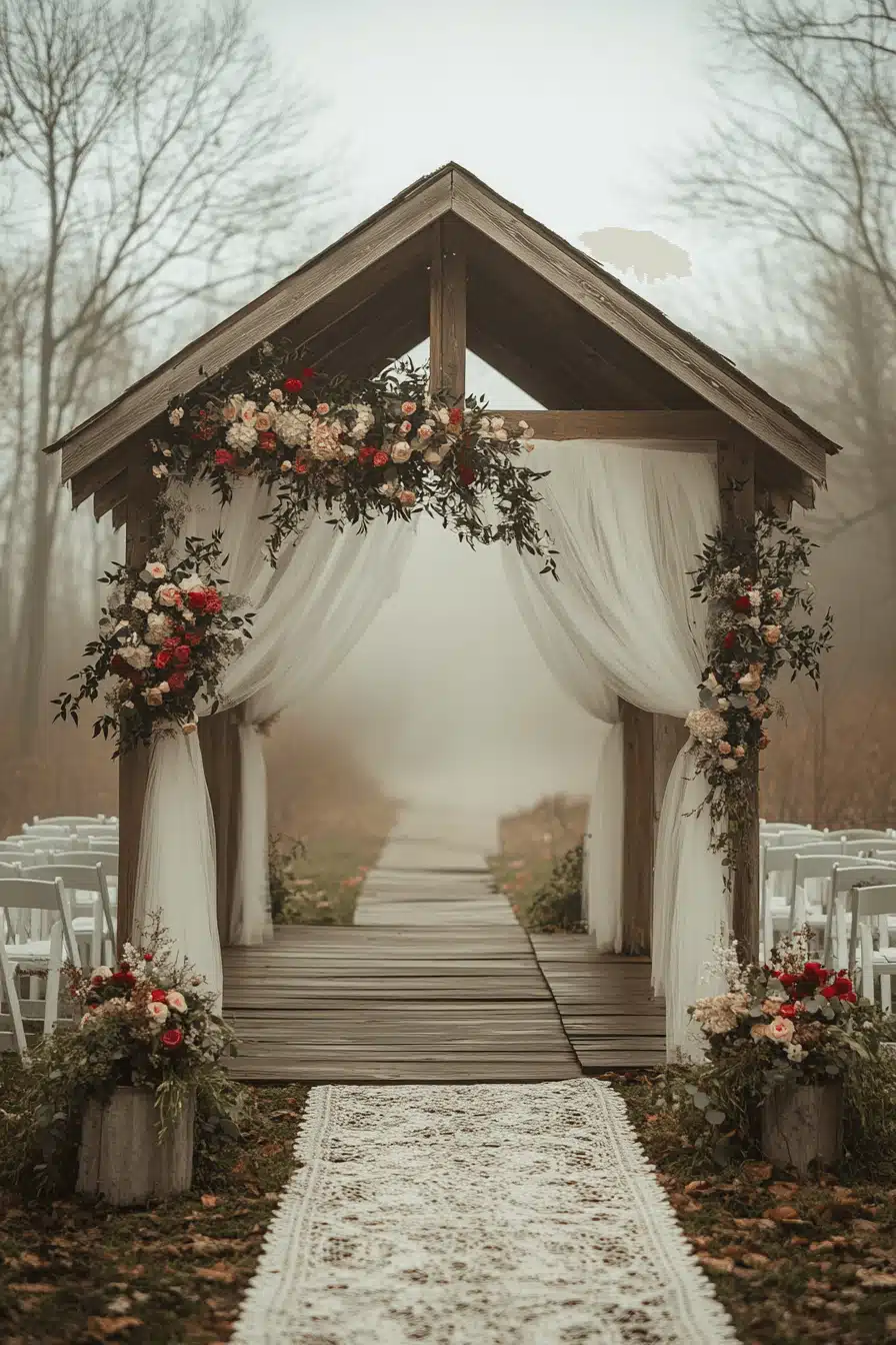 moody romantic wedding decor