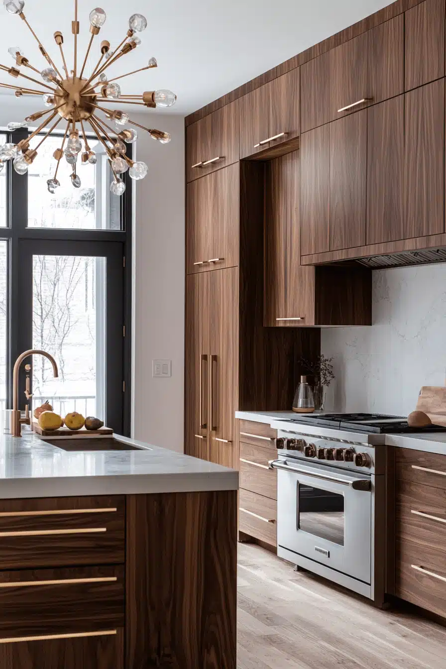 Walnut Kitchen Cabinets