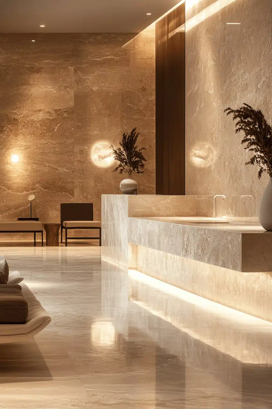 stone wall interior