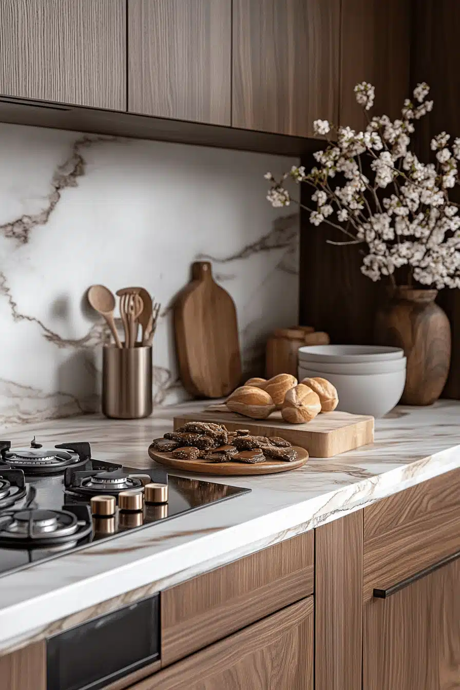 Walnut Kitchen Cabinets