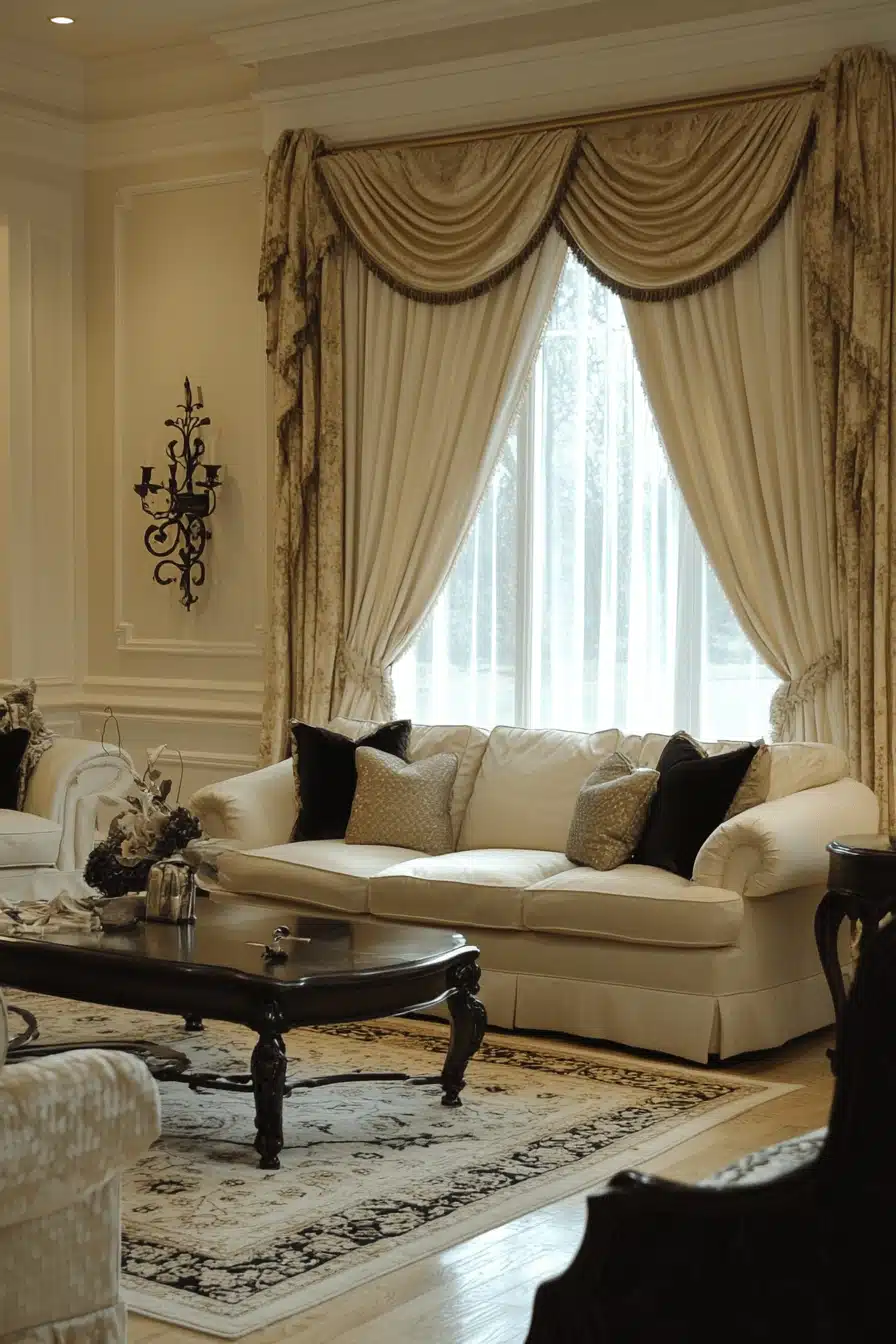 french provincial living room